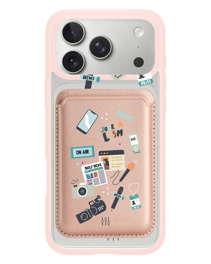 iPhone Magnetic Wallet Case - Journalism