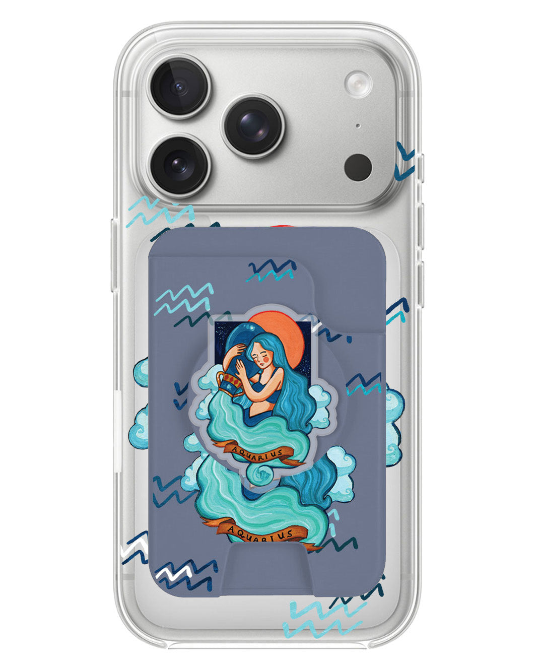 iPhone Magpop Wallet - Aquarius