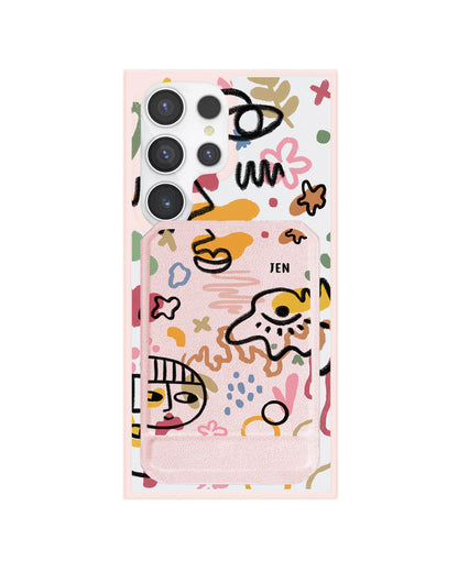 Android Magnetic Multifold Wallet - Abstract 3.0