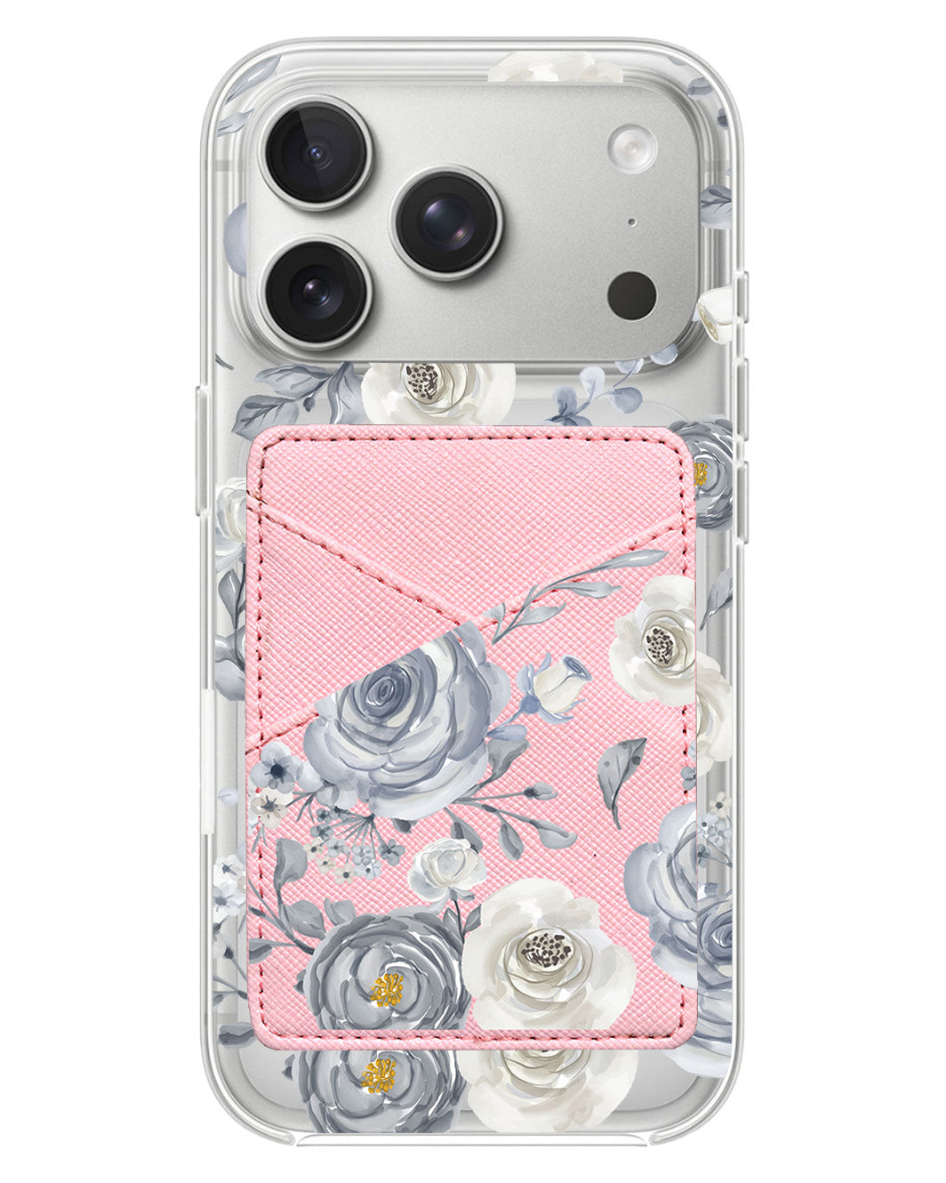 iPhone Phone Wallet Case - Blue Rose