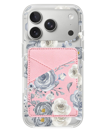 iPhone Phone Wallet Case - Blue Rose
