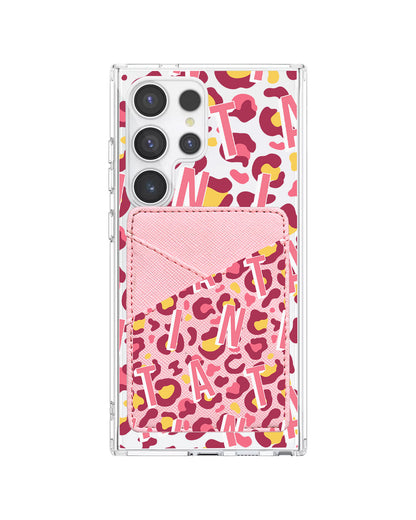 Android Phone Wallet Case - Leopard Monogram 3.0