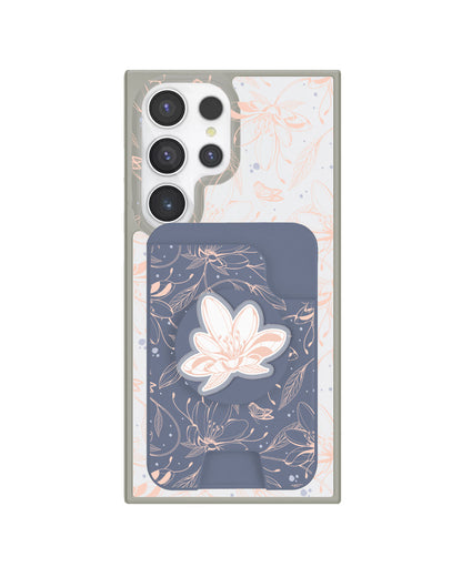 Android Magpop Wallet - Sketchy Flower & Butterfly 1.0