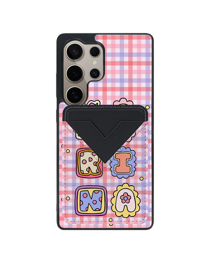 Android Avant Wallet Case - Adorable Monogram 2.0