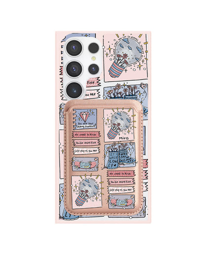 Android Magnetic Wallet Case - Shine