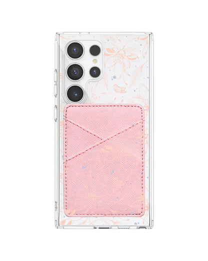 Android Phone Wallet Case - Sketchy Flower & Butterfly 1.0