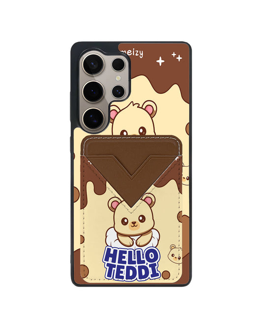 Android Avant Wallet Case - Hello Teddy 1.0