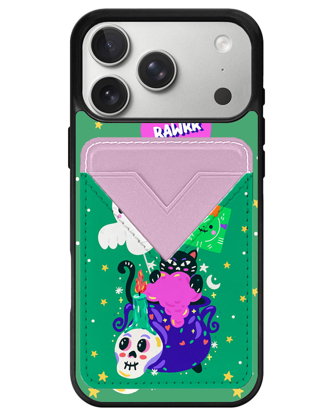 iPhone Avant Wallet Case - Cat Monster