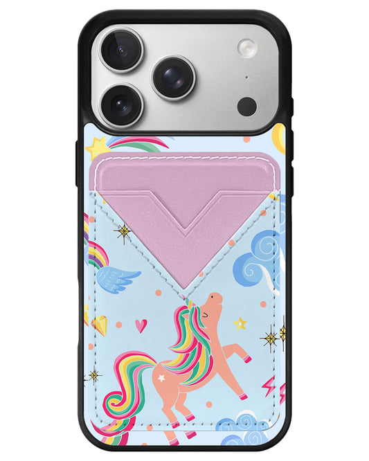 iPhone Avant Wallet Case - Pegasus In Fairytale