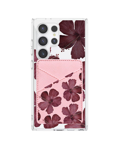 Android Phone Wallet Case - Hibiscus