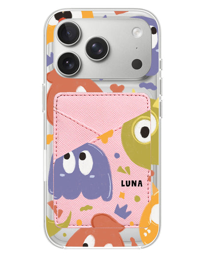 iPhone Phone Wallet Case - Cute Monster 1