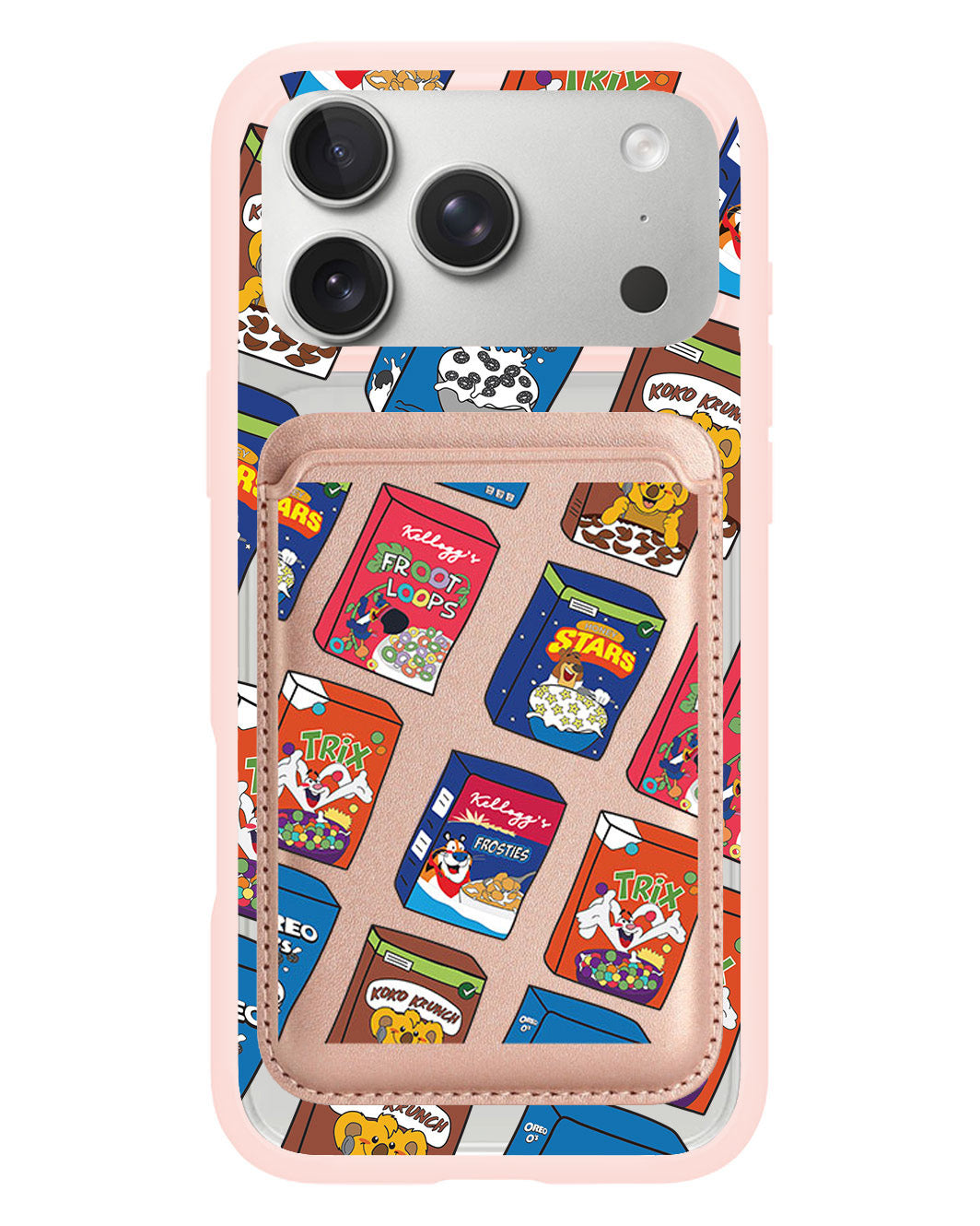 iPhone Magnetic Wallet Case - Cereal Boxes 2.0