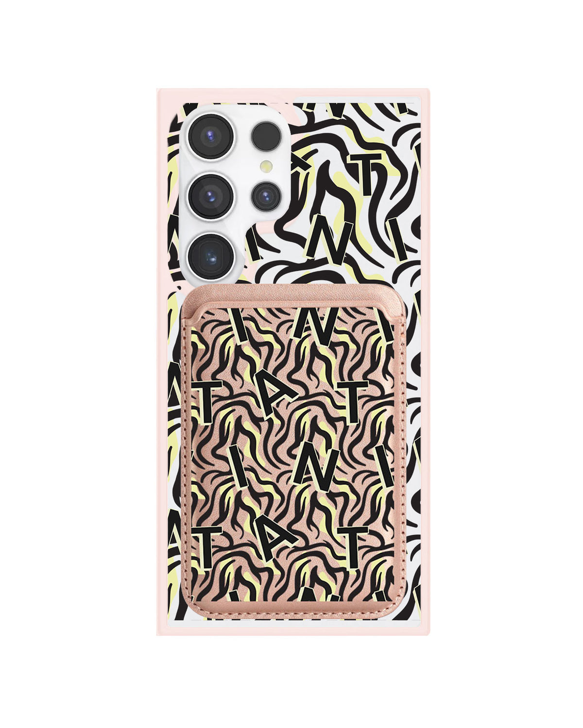 Android Magnetic Wallet Case - Tiger Monogram 3.0