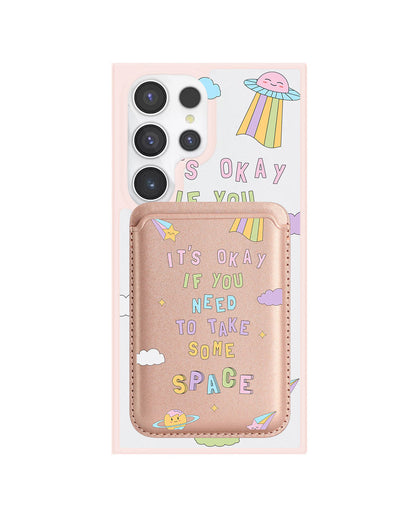 Android Magnetic Wallet Case - Space