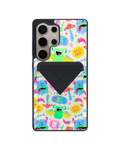 Android Avant Wallet Case - Monster Say Keep Going