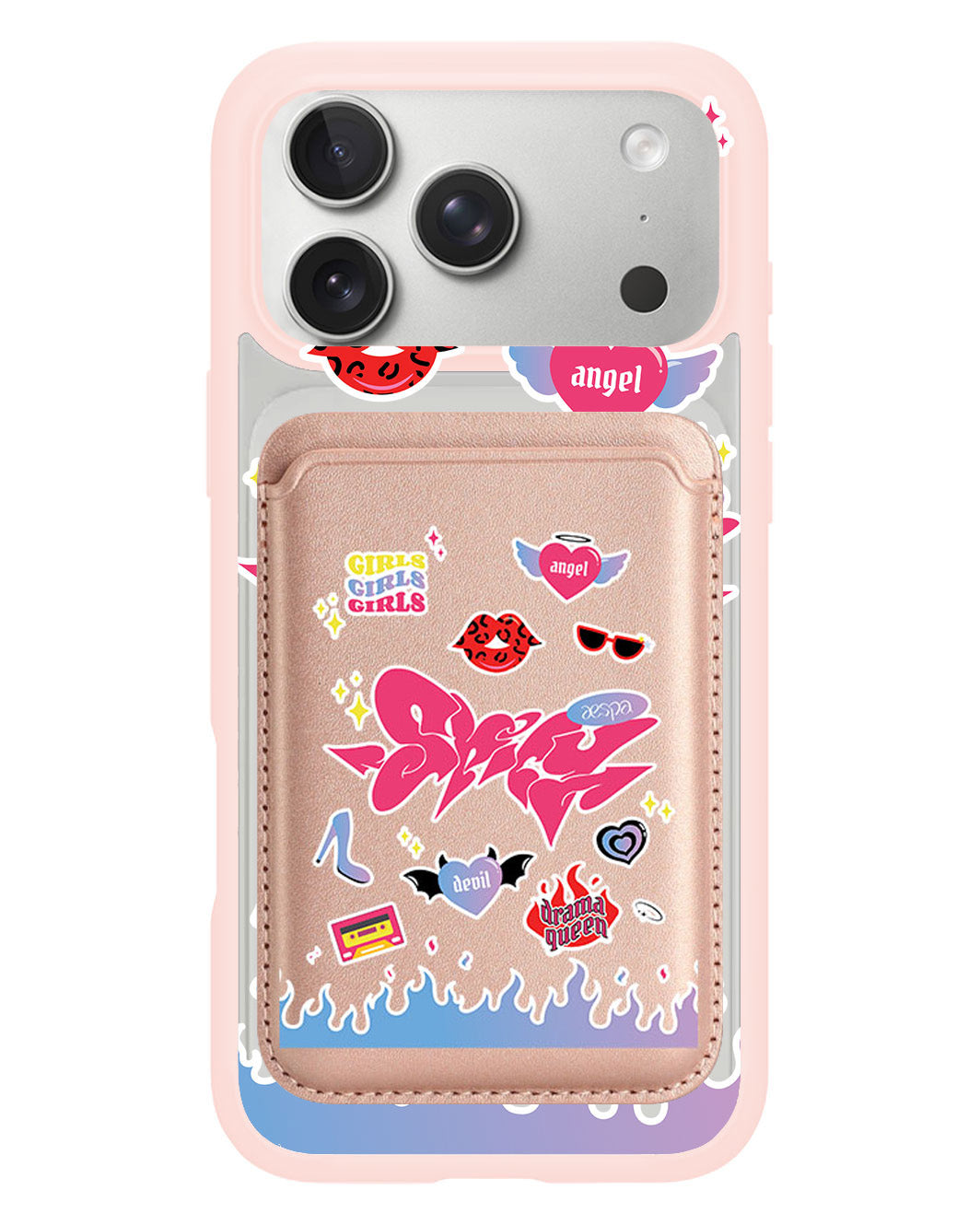 iPhone Magnetic Wallet Case - Aespa Spicy