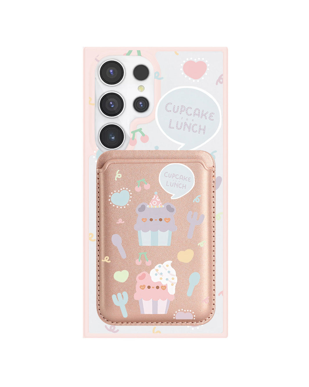Android Magnetic Wallet Case - Cupcake