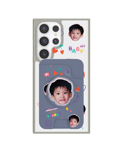 Android Magpop Wallet - Face Grid
