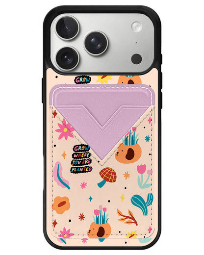 iPhone Avant Wallet Case - Grow And Bloom