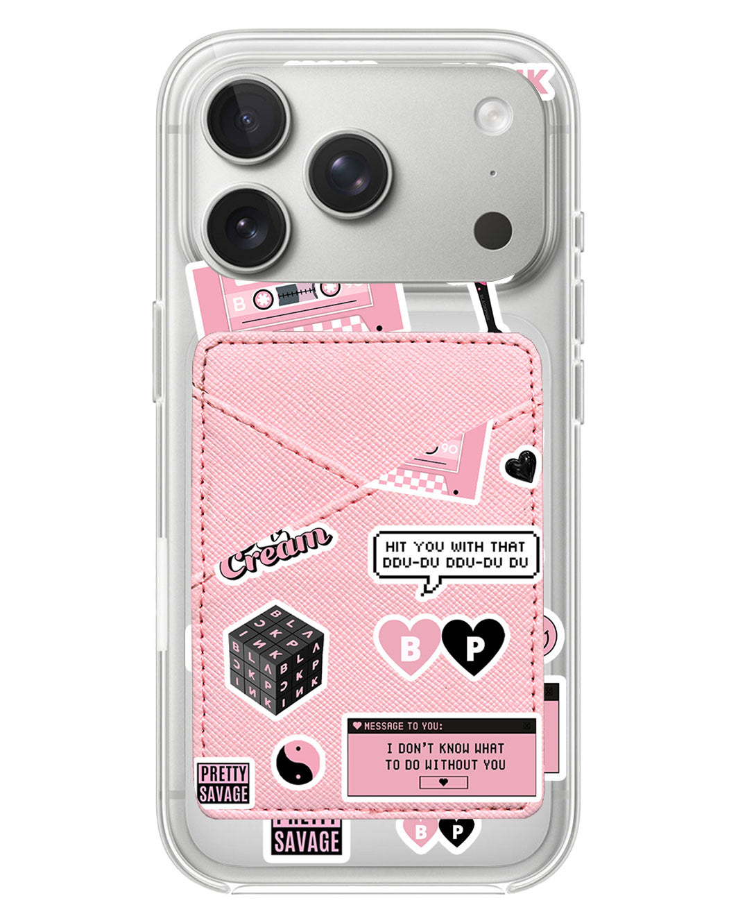 iPhone Phone Wallet Case - Blackpink Sticker Pack