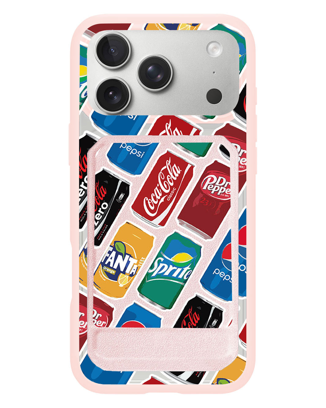 iPhone Magnetic Multifold Wallet - Soda