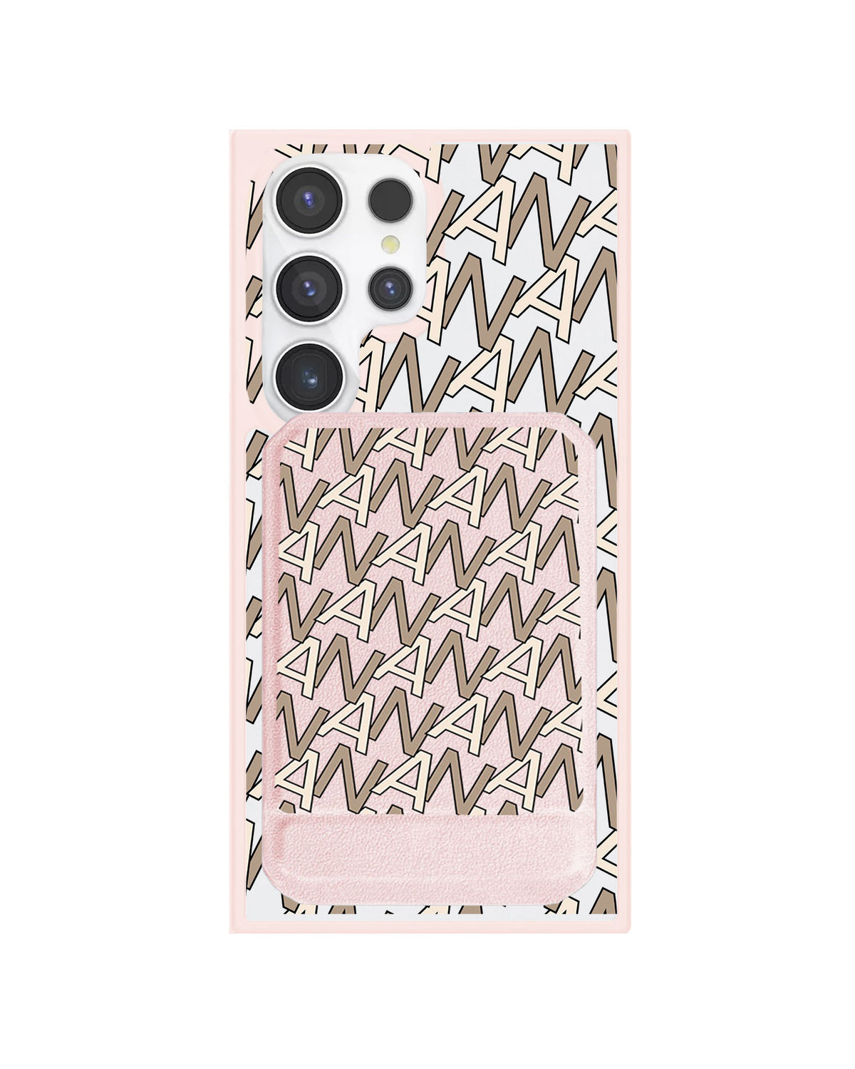 Android Magnetic Multifold Wallet - Initial Monogram 4.0
