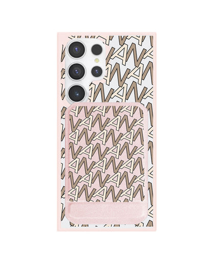 Android Magnetic Multifold Wallet - Initial Monogram 4.0