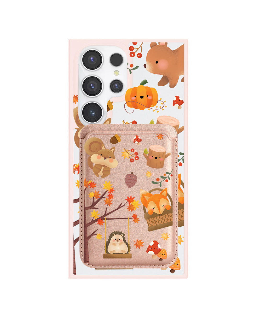 Android Magnetic Wallet Case - Autumn