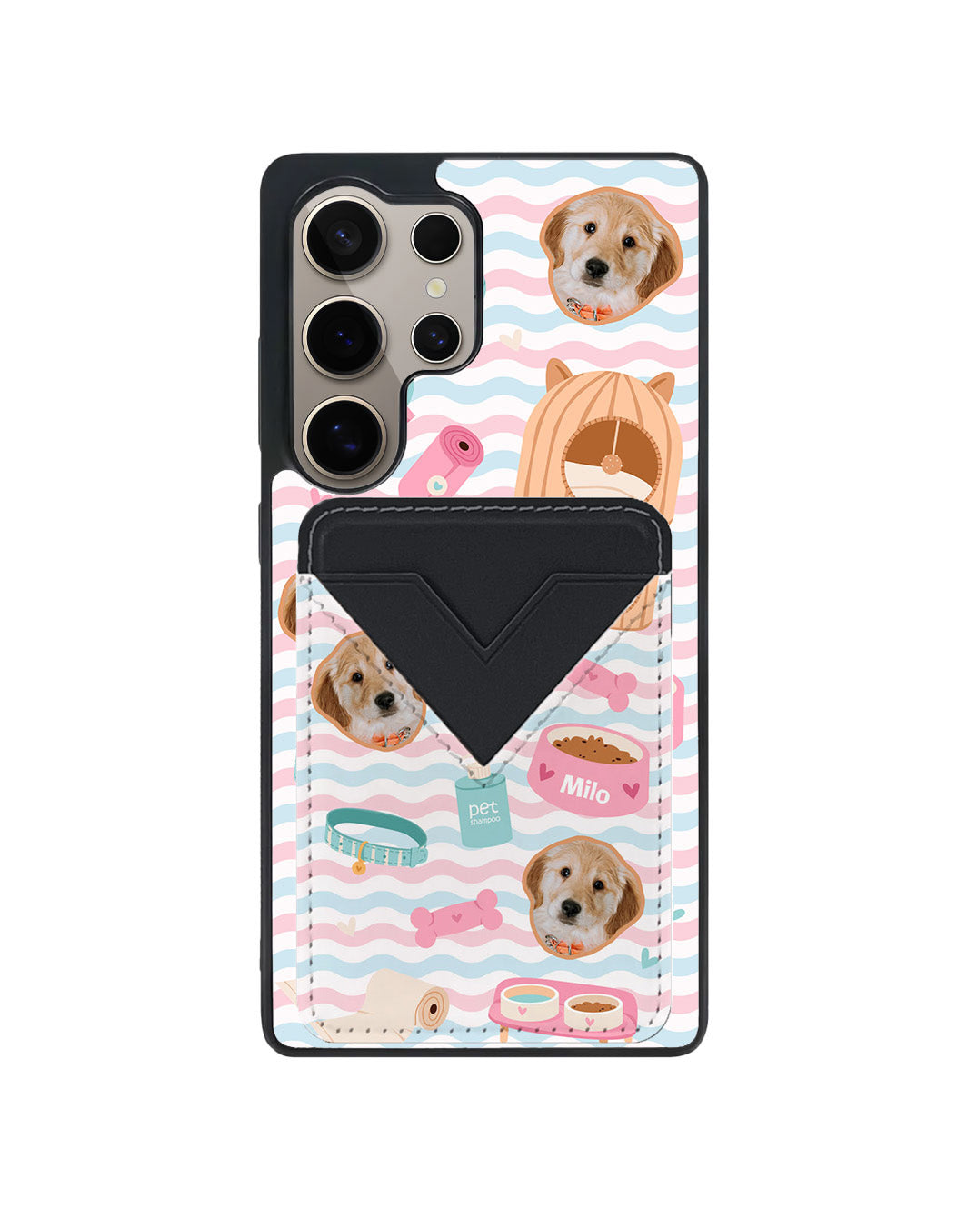 Android Avant Wallet Case - Pet Grid Puppy Life