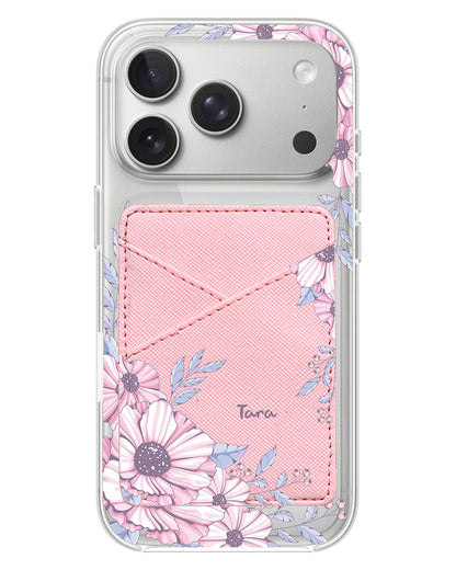 iPhone Phone Wallet Case - Pink Blossom