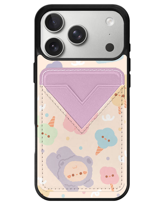 iPhone Avant Wallet Case - Cotton Teddy