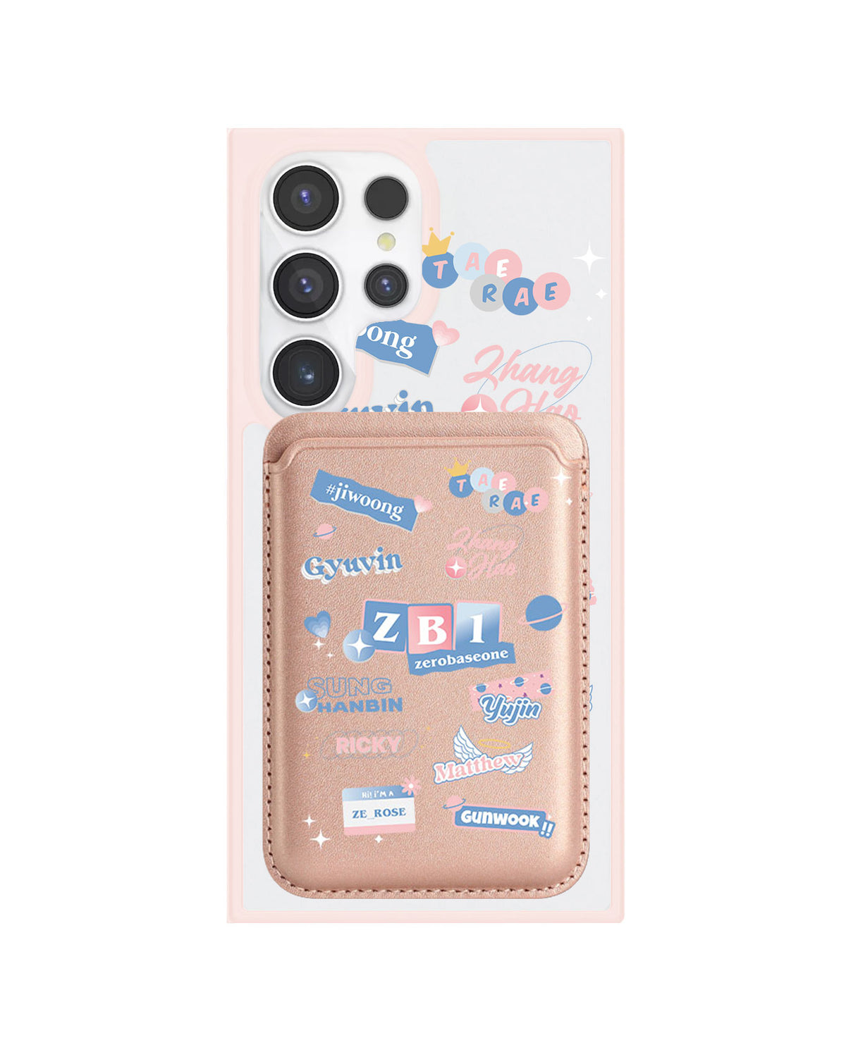 Android Magnetic Wallet Case - Zerobaseone Members
