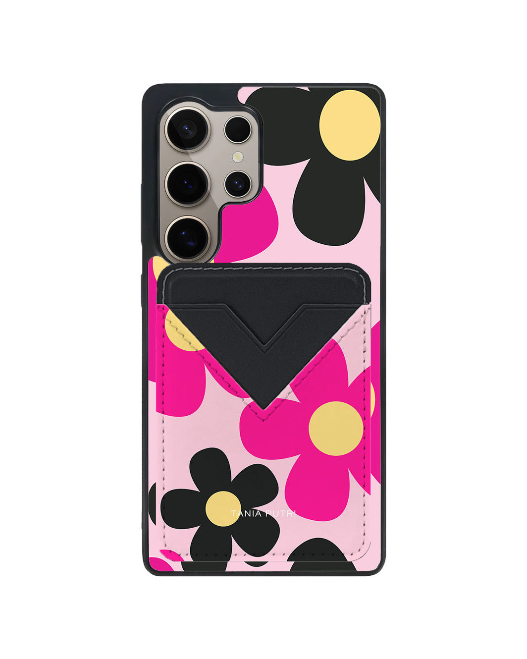 Android Avant Wallet Case - Daisy Hot Pink