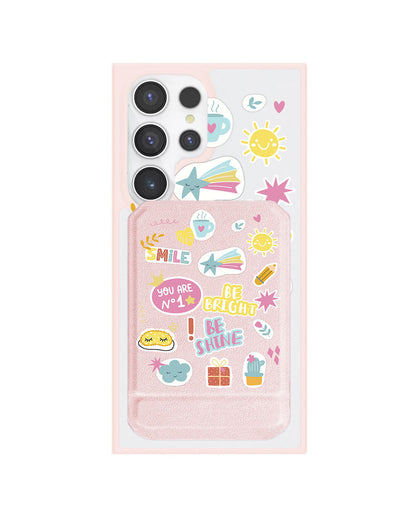 Android Magnetic Multifold Wallet - Self Love Sticker Pack 3.0