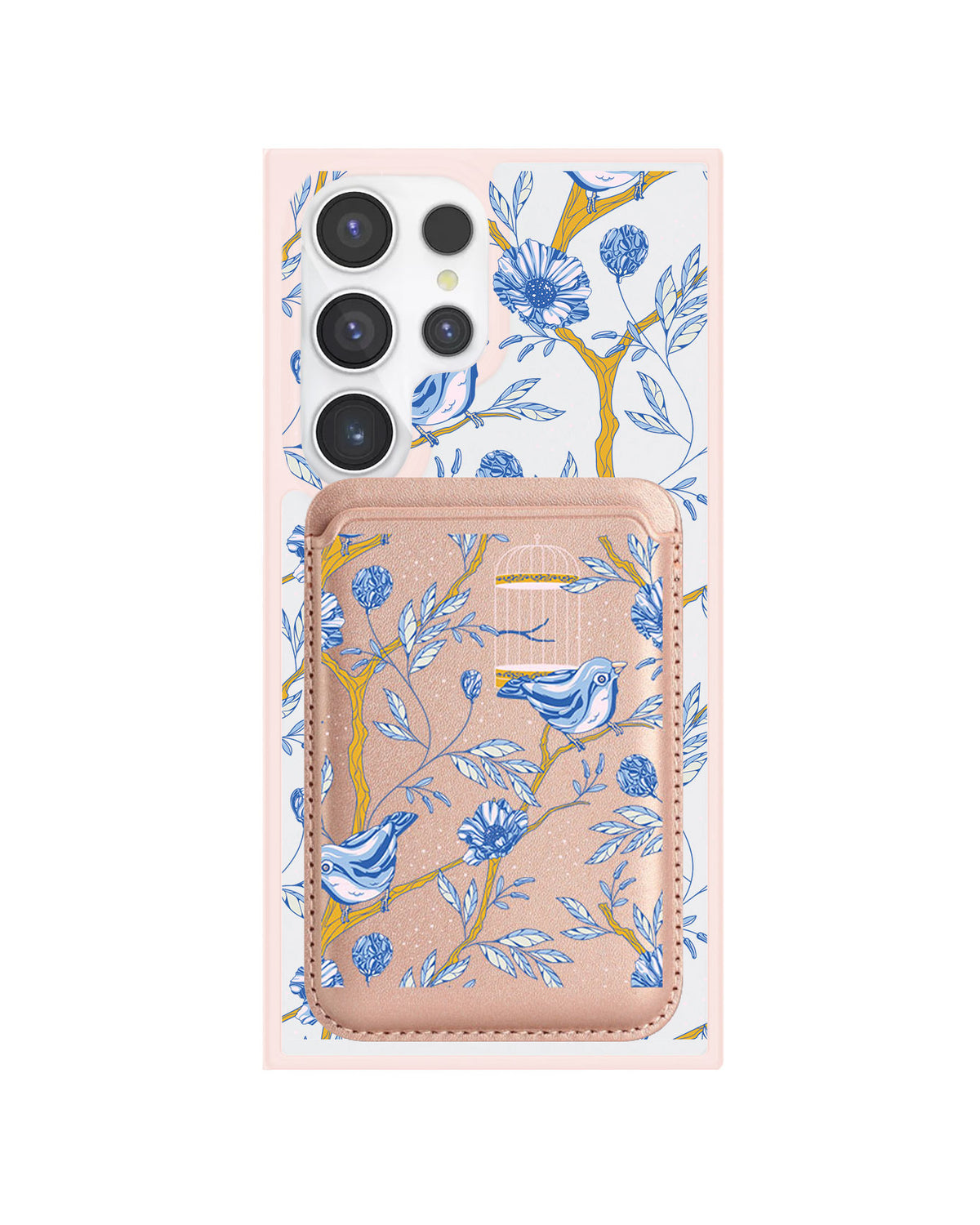 Android Magnetic Wallet Case - Lovebird 10.0
