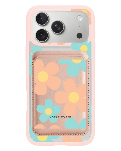 iPhone Magnetic Wallet Case - Daisy Daze