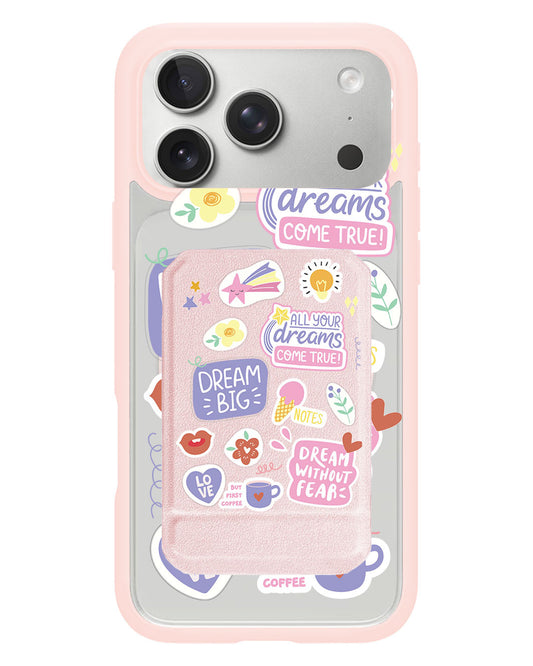 iPhone Magnetic Multifold Wallet - Dream Sticker Pack