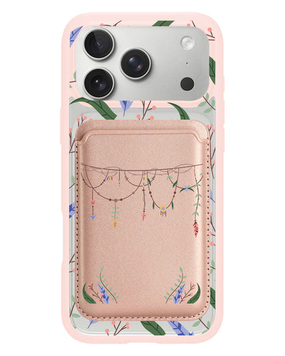 iPhone Magnetic Wallet Case - Bohemian