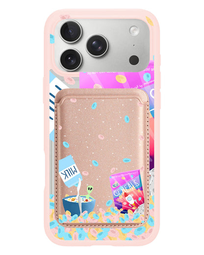 iPhone Magnetic Wallet Case - Cerealiens