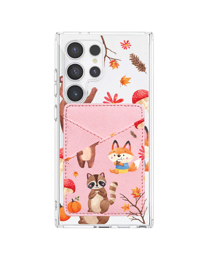 Android Phone Wallet Case - Autumn Animals