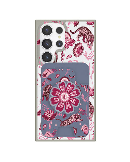 Android Magpop Wallet - Tiger & Floral 2.0