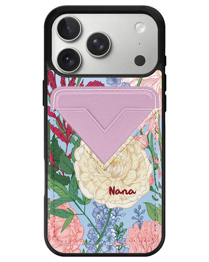 iPhone Avant Wallet Case - July Delphinium