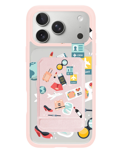 iPhone Magnetic Multifold Wallet - Stewardess
