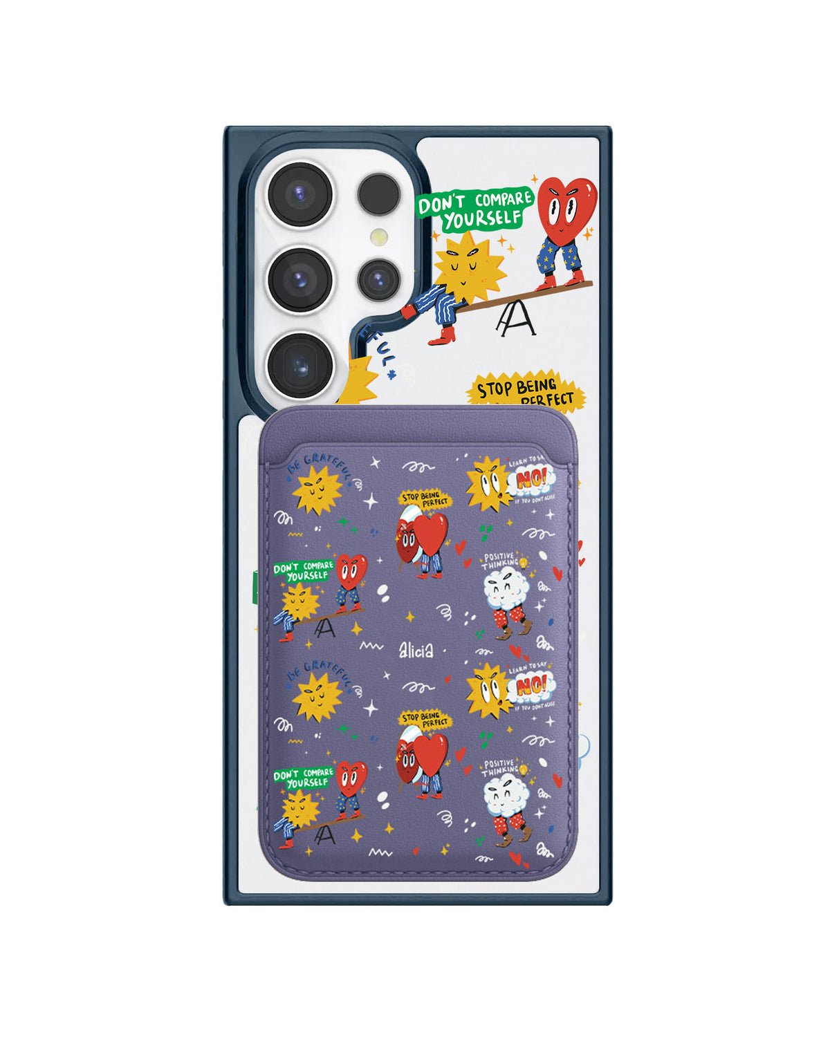 Android Magnetic Wallet Case - Selfless Love 2