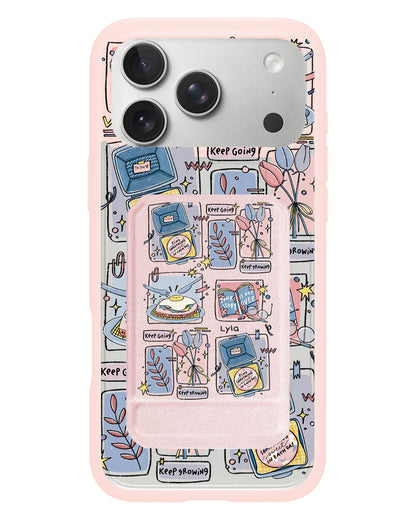 iPhone Magnetic Multifold Wallet - Grow (Sunnysidearteu)