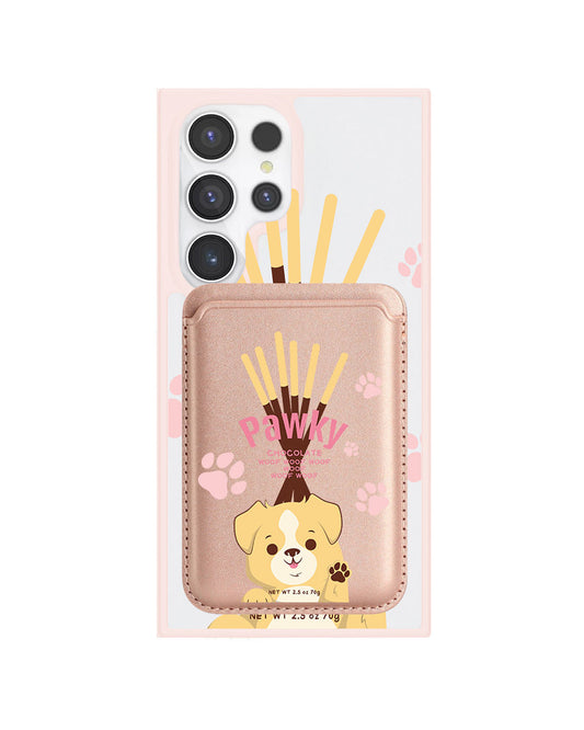 Android Magnetic Wallet Case - Pawky Dog