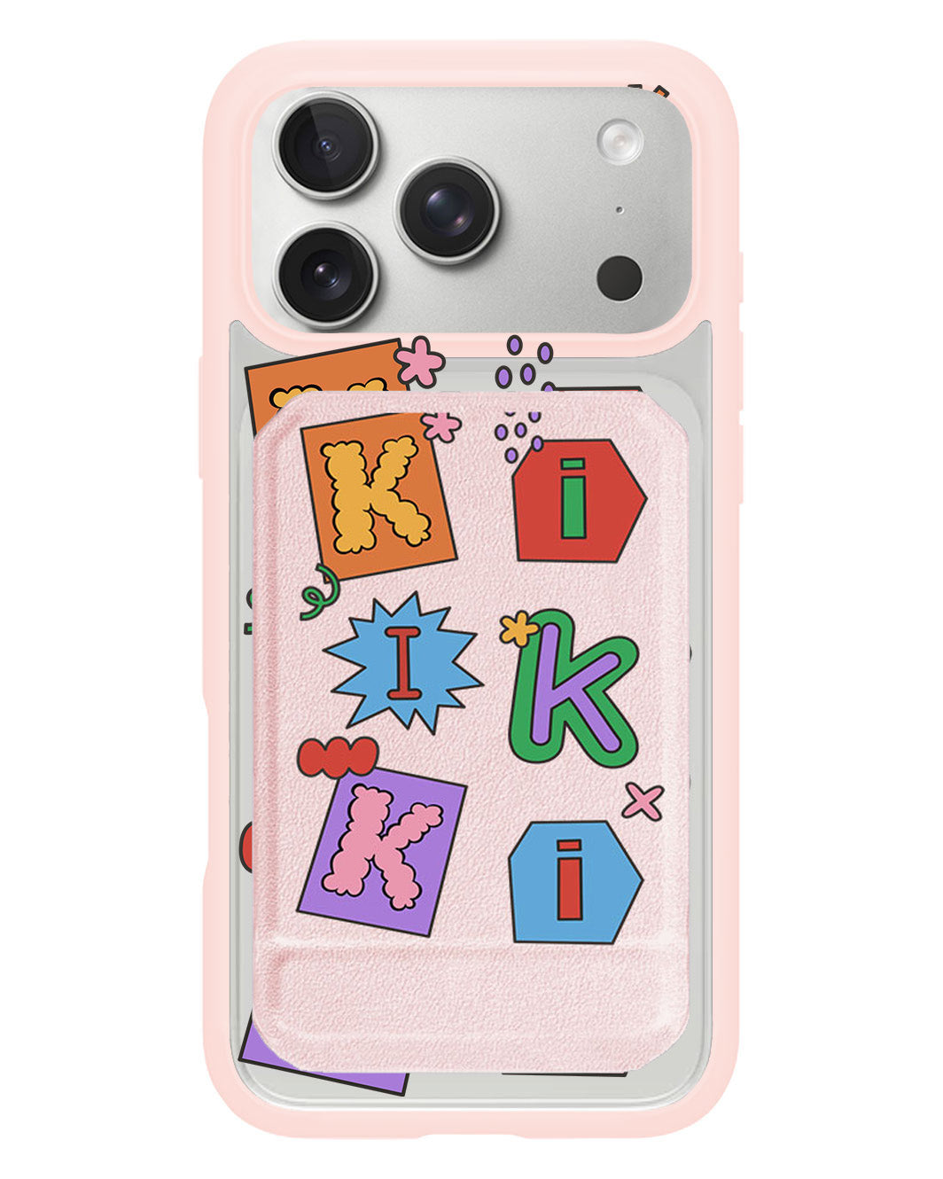 iPhone Magnetic Multifold Wallet - Adorable Monogram