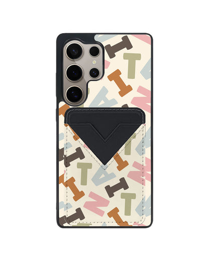 Android Avant Wallet Case - Scattered Monogram 4.0
