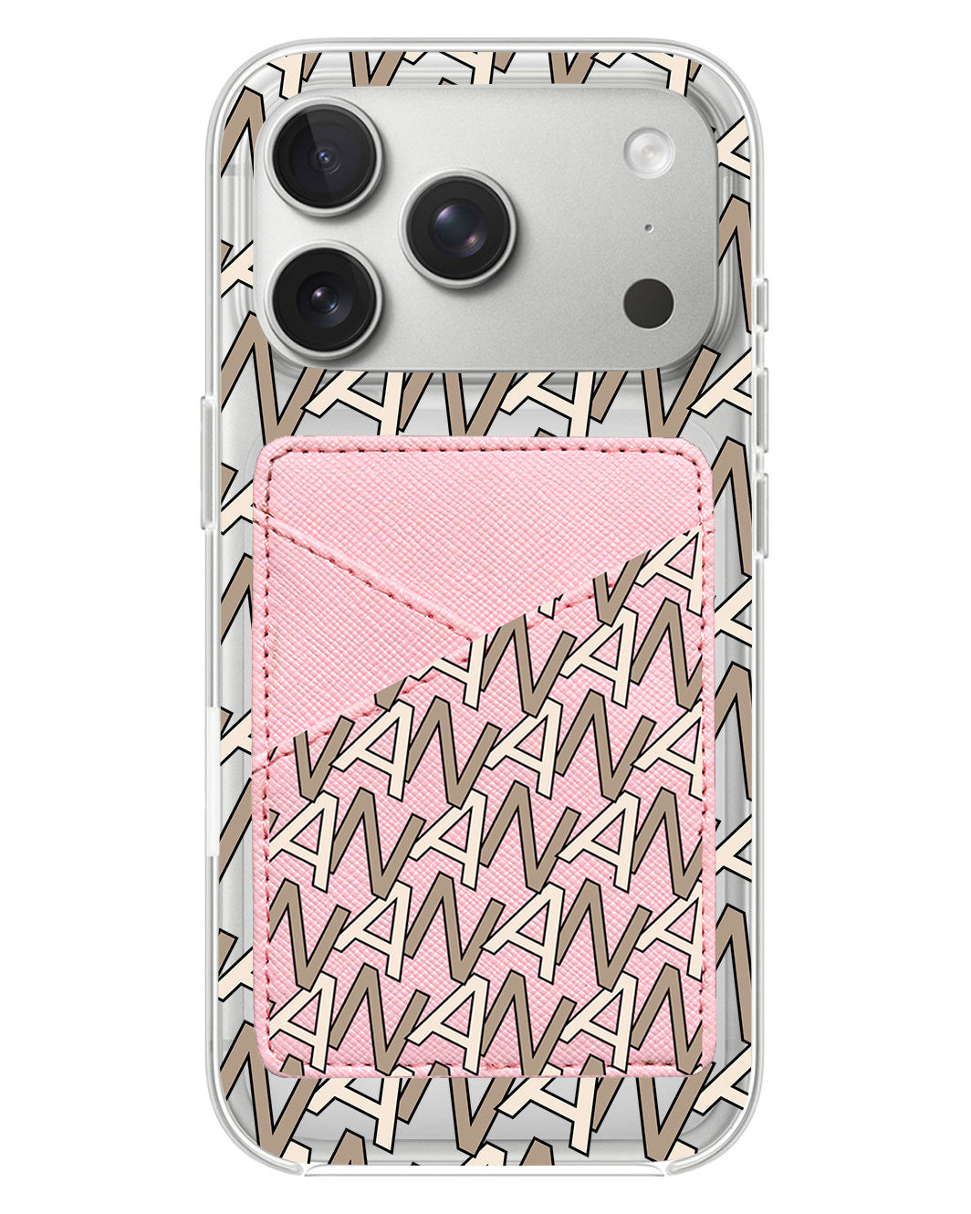 iPhone Phone Wallet Case - Initial 4.0 Monogram