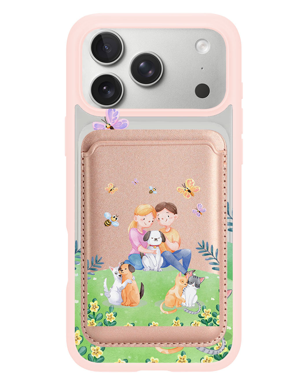 iPhone Magnetic Wallet Case - Adorable Animals